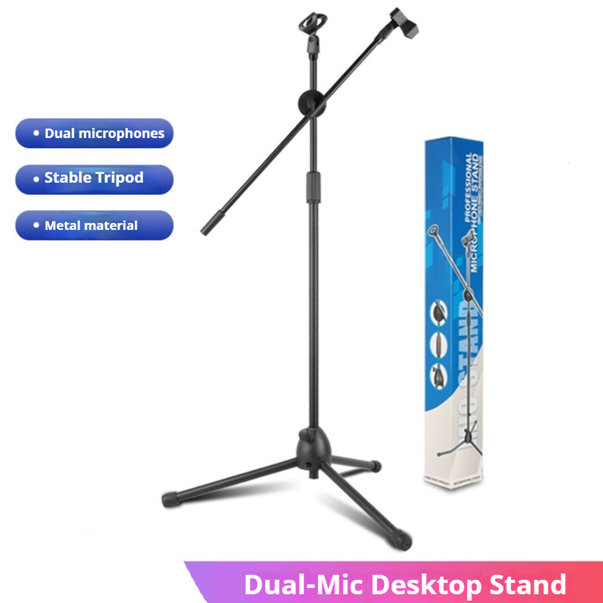 Shure Mic Sm58 - Supporto da pavimento per microfono con