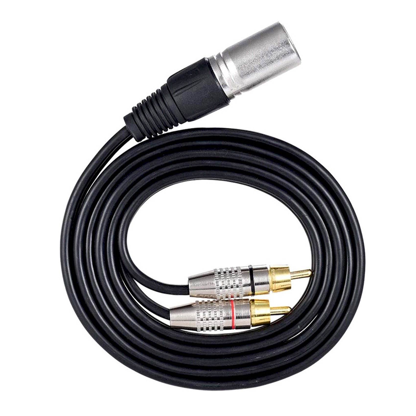 Audio Splitter Y - 1 xlr maschio a 2 RCA