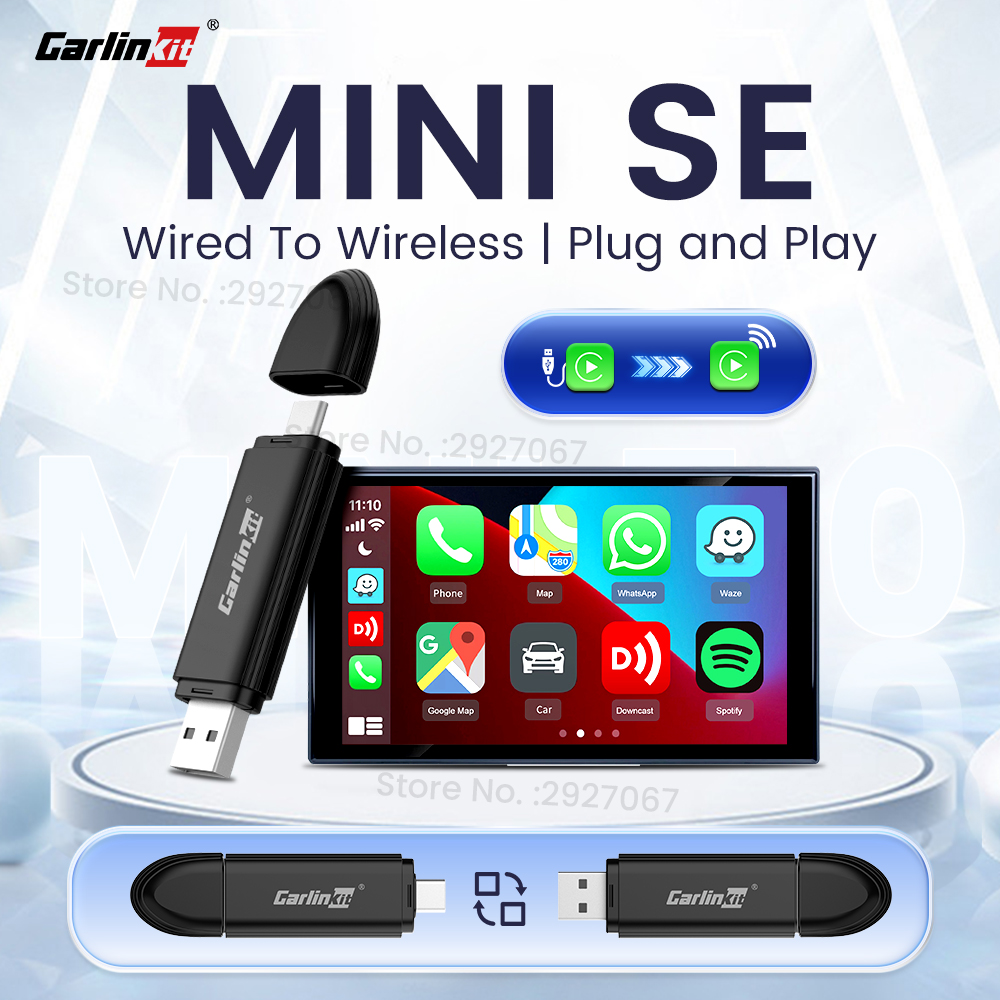 Bluetooth Adapter Receiver - CarlinKit MINI 5.0 Pro Adattatore CarPlay
